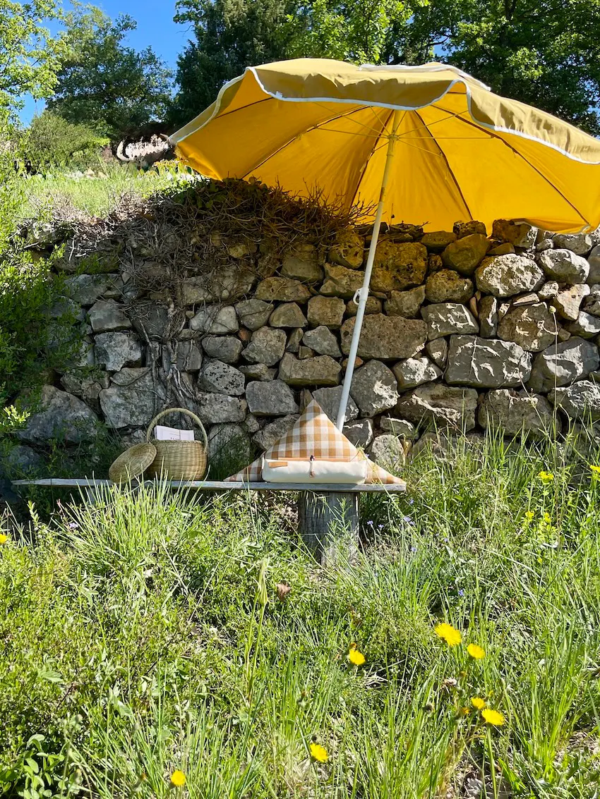 Coussin de lecture samoussin Sagan Vichy été campagne - aricomagic décoration fertile fabriqué dans le Var