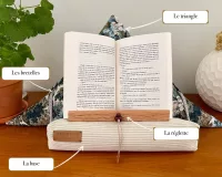 Bien installer le samoussin support pour lire aricomagic pour une lecture confort deuxième génération avec bretelles