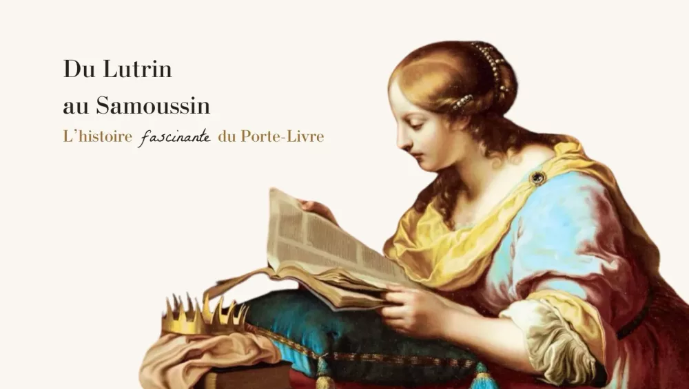 Histoire du porte livre du Lutrin au samoussin coussin de lecture- Aricomagic Décoration Fertile - Book Holder History
