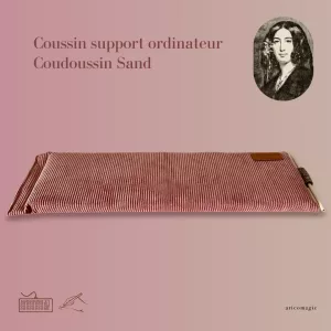 Coussin support ordinateur coudoussin Sand conçu pour soulager les coudes et les avant-bras - Aricomagic