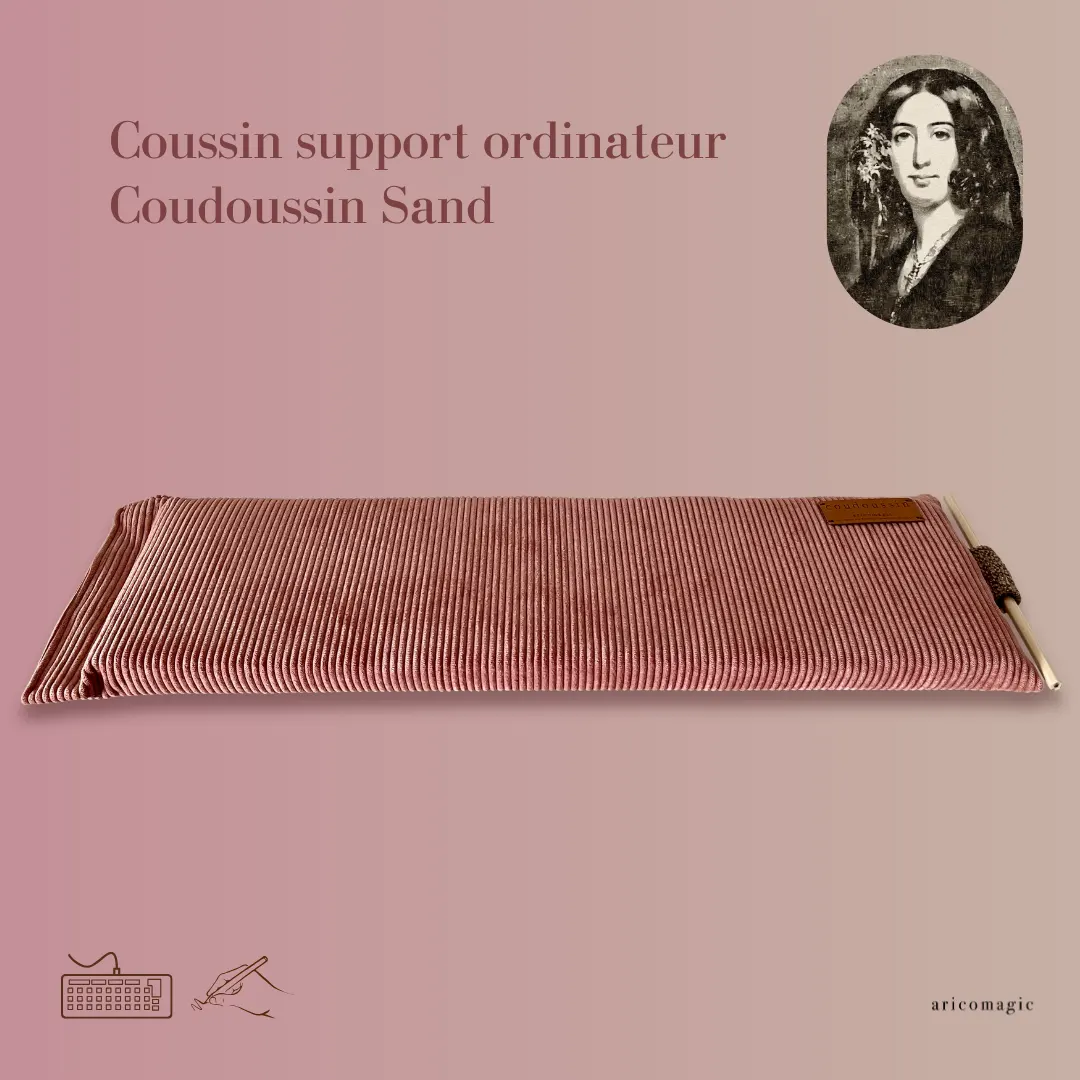 Coussin support ordinateur coudoussin Sand conçu pour soulager les coudes et les avant-bras - Aricomagic