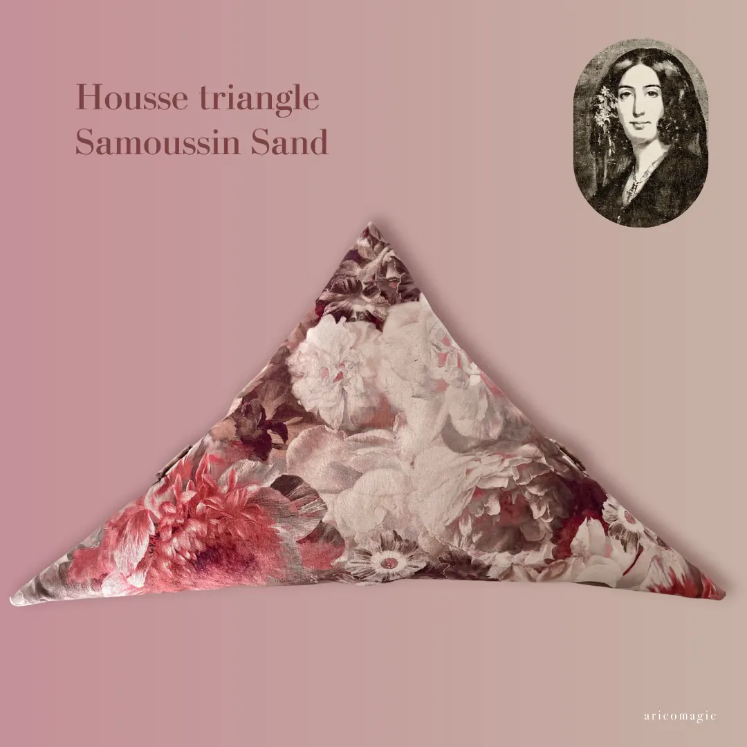 Housse triangle samoussin Sand Aricomagic décoration Fertile Made in France