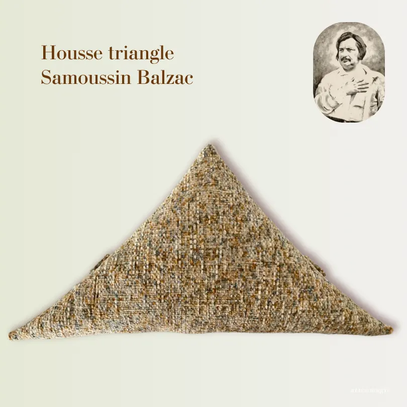 Housse triangle samoussin Balzac Aricomagic décoration Fertile Made in France