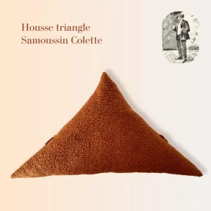 Housse triangle samoussin Colette Aricomagic décoration Fertile Made in France