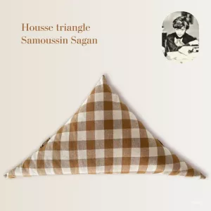 Housse triangle samoussin Sagan Aricomagic décoration Fertile Made in France