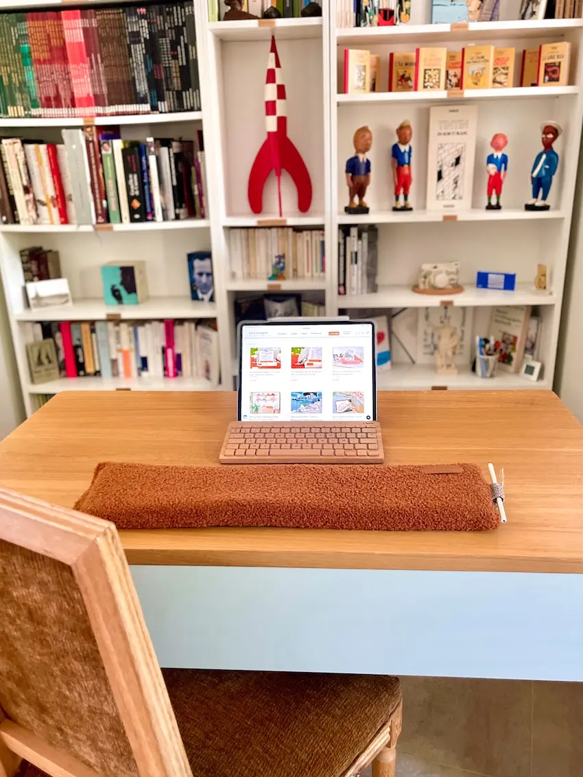 Coudoussin Colette coussin avant-bras ergonomique accessoire de bureau confort et design