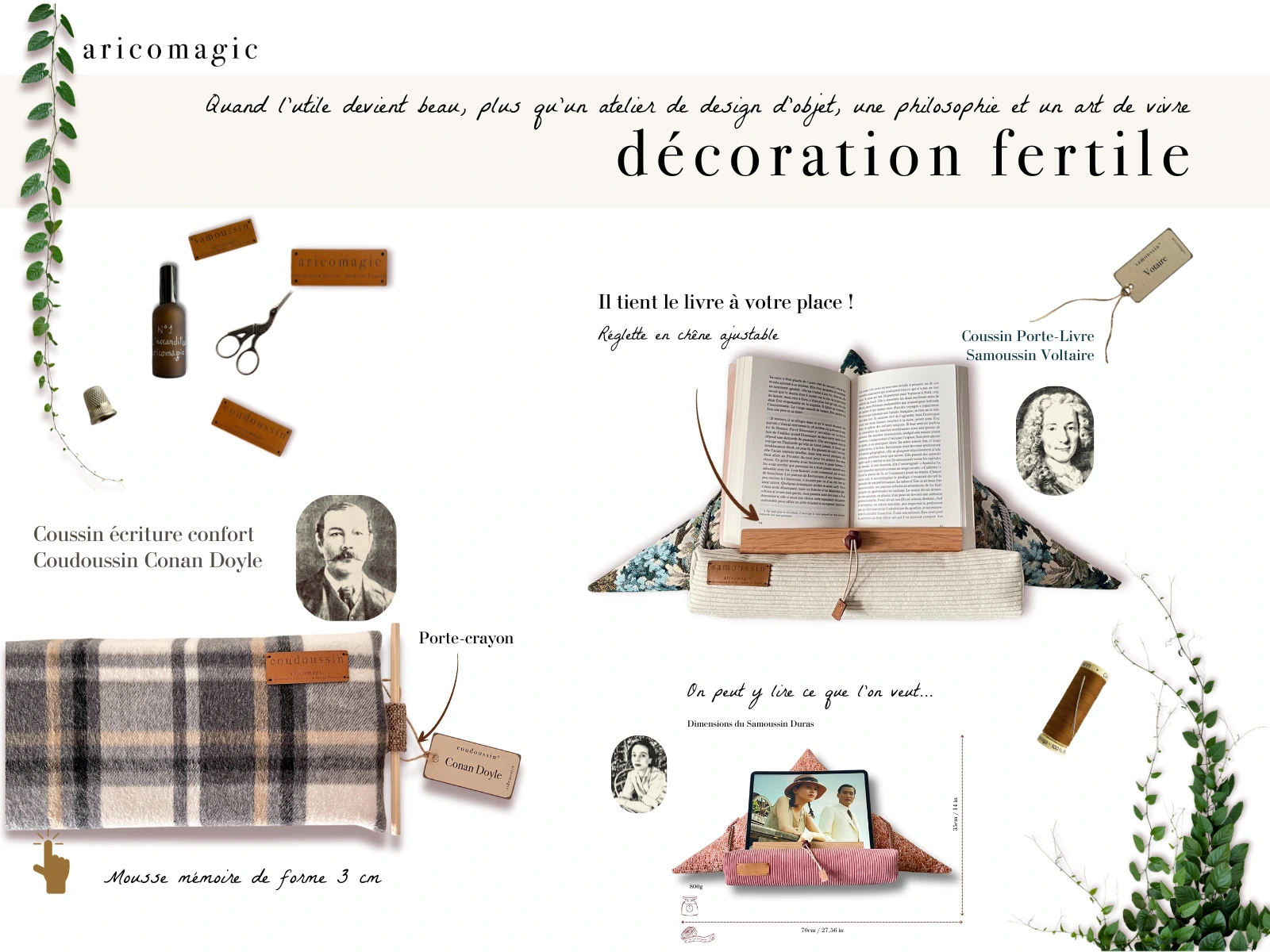 Découvrez la décoration fertile, le manifeste d'Aricomagic qui unit le beau, l'utile et le durable pour créer des intérieurs authentiques.
