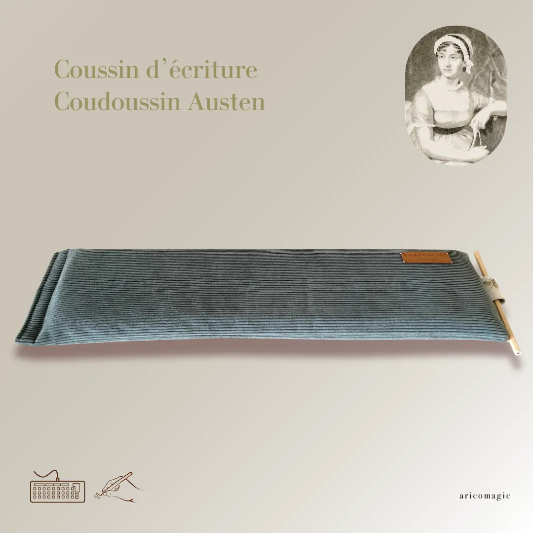 Coussin avant bras ergonomique bureau Coudoussin Colette accessoire de bureau design fabriqué en France par Aricomagic