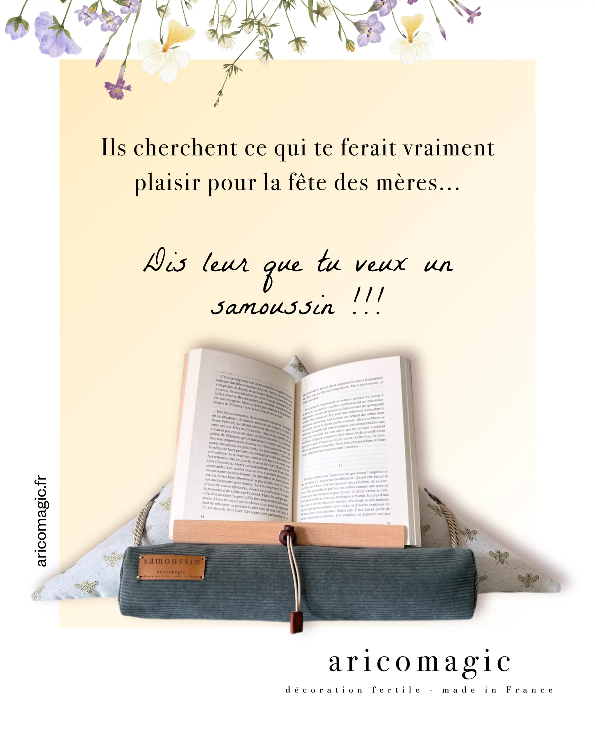 Cadeau fête des mères qui plait - offrir un samoussin ou un coudoussin aricomagic